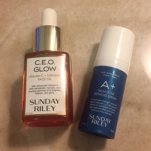 NEW Sunday Riley CEO Glow and A+ retinol bundle